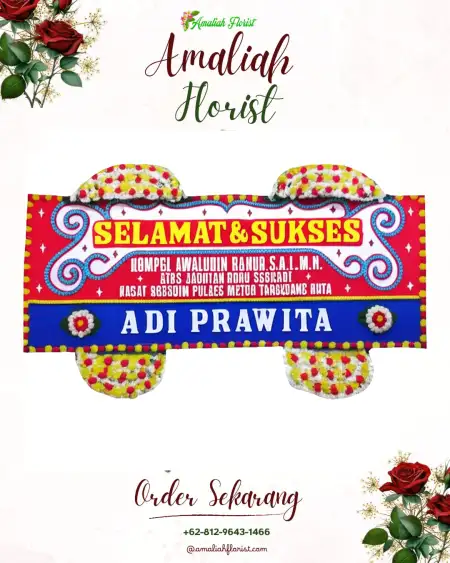 Papan Bunga Ucapan Selamat Kebokura